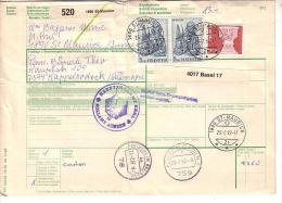 GOOD SWITZERLAND Packet Card To GERMANY 1982 - Good Stamped - Lettres & Documents