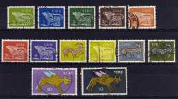 Ireland - 1971/74 - Decimal Definitives (Part Set, With Watermark) - Used - Usati