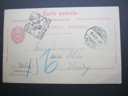 1902, AMBULANT No. 20 , Klarer Stempel Auf Karte - Storia Postale