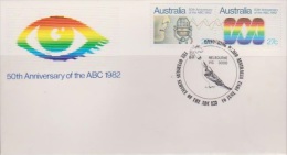 Australia 1982 50th Anniversary Of ABC Honoring Radio Australia Postmark - Marcofilia