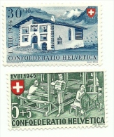 1946 - Svizzera 428 + 431 Festa Nazionale C2832, - Neufs