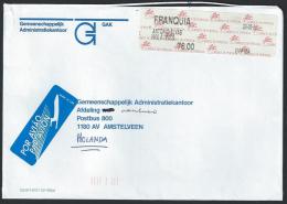Portugal; Air Mail Cover With Meter Cancel, Almada 23-05-1996 - Lettres & Documents