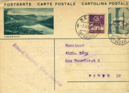 CPA (SUISSE)      OBERAGERI(entier Postal) - Oberägeri