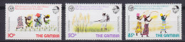 Gambia 1981 Mi. 427-29 10 Jahre Westafrikanische Reisanbauvereinigung Complete Set MNH** - Gambie (1965-...)