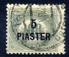 AUSTRIA POST IN LEVANT  1902 Postage Due 5 Pi. On 100 H. Thick Paper Used  Michel Porto 5x - Levante-Marken