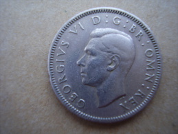 Great Britain 1947 GEORGE VI ONE SHILLING - English Crest USED COIN As Seen. - Sonstige & Ohne Zuordnung