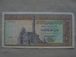 Ancien - Billet D'Egypte ONE EGYPTIAN POUND Central Bank Of Egypt - Egipto