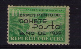 CUBA 1939 Airmail MNH - Aéreo