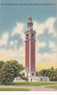 Famous Carillon Of 66 Bells War Memorial Richmond Virginia - Richmond