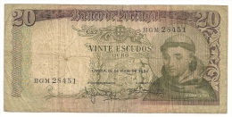 PORTUGAL 20 Escudos 1964 - Portugal