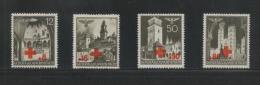 POLAND 1940 GENERAL GOUVERNEMENT RED CROSS SET OF 4 NHM (**) - Gobierno General