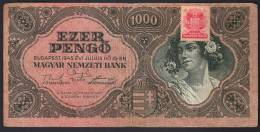 UNGHERIA (HUNGARY)  :1000 Pengo - 1945 - P118a - VF - Hongrie