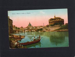 44434     Italia,    Roma -  Ponte  E  Castel  S.  Angelo,  VG  1930 - Castel Sant'Angelo