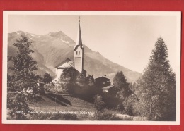 ACON-26  Goms Fiesch Kirche Und Bettlihorn. Nicht Gelaufen. SG - Fiesch