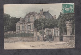 CPA Toilée Couleur - CERGY - Château De Gency - Collection Lecomte - Cergy Pontoise