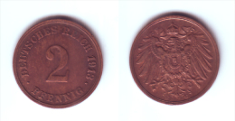 Germany 2 Pfennig 1913 G - 2 Pfennig