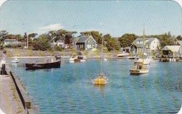 Harbor Scene Cape Cod Massachusetts 1953 - Cape Cod