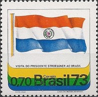 BRAZIL - VISIT OF PRESIDENT ALFREDO STROESSNER OF PARAGUAY 1973 - MNH - Unused Stamps