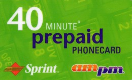 CARTE PREPAYEE   ETATS-UNIS 40 Minutes  SPRINT  ***** - Sprint