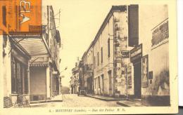 MONTFORT ( Landes) - Rue Des Poilus , Petit Pli En Bas à Droite (peu Visible ) Voir Scan - Montfort En Chalosse