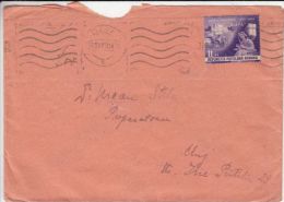 WOMAN, VINTAGE CAR, MIHAI EMINESCU POEM, STAMPS ON COVER, 1950, ROMANIA - Lettres & Documents