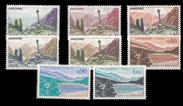 (006+07) Andorra Fr. / Andorre  Landscapes / Paysages / Definitives / Serie Courante / Tourism ** / Mnh  Mi Ex 168-92 - Otros & Sin Clasificación