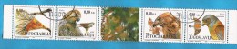 1994 X  2647-50  JUGOSLAVIJA FAUNA BIRDS  PREDATORS  WWF   STRIP USED - Gebraucht