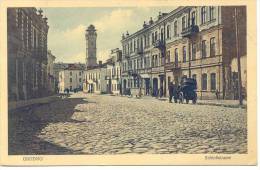 Grodno Belarus Schloßstrasse Belebt  Feldpost 1. Weltkrieg 26.8.1918 Gelaufen Hrodna BIELORUSSIE - Weißrussland