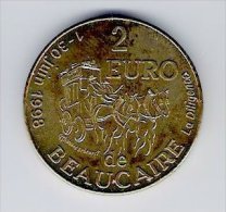 2 Euro Temporaire Precurseur De BEAUCAIRE, 1998, RRRR, Bronce, Nr. 81 - Euro Delle Città