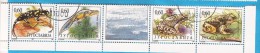 1995 X 2707-10  JUGOSLAVIJA FAUNA AMPHIBIANS, Frogs, Protected Animals  USED - Used Stamps