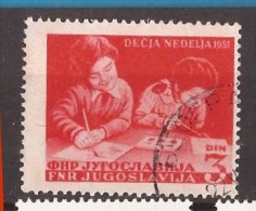 1951 X  643  JUGOSLAVIJA  Children's Week USED - Used Stamps