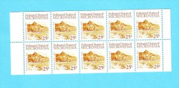 MICRONESIE BANDE CARNET MER 1988 / MNH** / BM 161 - Micronesië