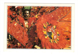 Trinidad: Republique De Trinite Et Tobago, Port Of Spain, Carnaval, Homme Avec Plumes (13-4476) - Trinidad