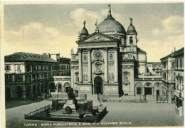 Torino - Maria Ausiliatrice E Mon. A S.giovanni Bosco - Formato Grande Viaggiata - S - Autres Monuments, édifices