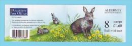 ALDERNEY CARNET BOOKLET LAPIN 1994 / MNH** / CV 54 - Conejos