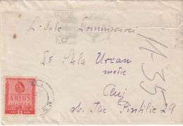 ROMANIAN- RUSSIAN FIRENDSHIP ASSOCIATION, STAMPS ON COVER, 1951, ROMANIA - Lettres & Documents