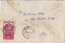 ROMANIAN RUSSIAN FRIENDSHIP ASSOCIATION, STAMPS ON COVER, 1954, ROMANIA - Lettres & Documents