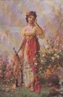 CPA ZATZKA- HEARING, WOMAN, ROSES, HARPHA - Zatzka