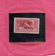 EGEO 1932 SCARPANTO GARIBALDI 75 CENT. MNH - Egée (Scarpanto)