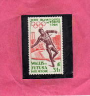 WALLIS AND FUTUNA ISLANDS 1964 Olympic Games Tokyo 31f Javelin Thrower GIOCHI OLIMPICI TOKYO 31 F MNH - Ungebraucht