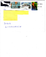 SUD AFRICA 2004 - Lettera Per La Lithuania - Uccello E Polo Sud - Storia Postale