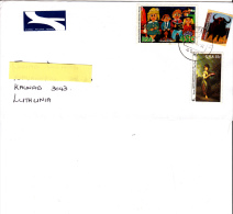 SUD AFRICA 2004 - Lettera Per La Lithuania - Bufalo - Quadro - Infanzia - Brieven En Documenten