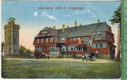 Auersberg, 1020 M. Erzgebirge, Verlag: Löffler & Co., Greiz, Postkarte Mit Frankatur, Mit Stempel, WILDENTHAL  20.6.27 - Auersberg