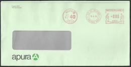 Netherlands Cover With Meter Cancel, Naarden 10-06-1994 (apura 40 Jaar) - Briefe U. Dokumente