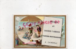 59 - CAMBRAI - CHROMO  CHICOREE AU DERNIER TAMBOUR - CASIEZ BOURGEOIS - LE LION -ENFANTS A LA PLAGE -LA VIERGE - Altri & Non Classificati