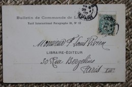 Carte Postale Librairie étrangère Boyveau & Chevillet  éditeur Paris Recto/verso - Andere & Zonder Classificatie