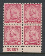 USA 1930 Scott 689.  Von Steuben, MH (*). Block Of 4 With P# 20267 - Nuovi