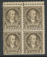 USA 1932 Scott 704. Washington Portrait By Peale, MNH (**). Block Of 4 - Neufs