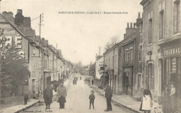 Loire Atlantique- Nort Sur Erdre, Basse Grande Rue, Belle Carte Animée - Nort Sur Erdre