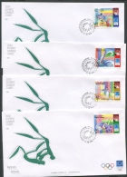 GIOCHI OLIMPICI ESTATE 2004 ATENE - FDC BAHREIN  04 FDC ANNULLO SPECIALE - 25 - Sommer 2004: Athen